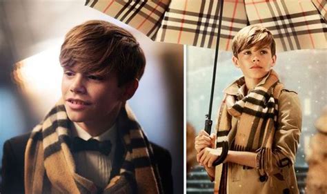 Romeo Beckham is the star of Burberry Christmas campaign